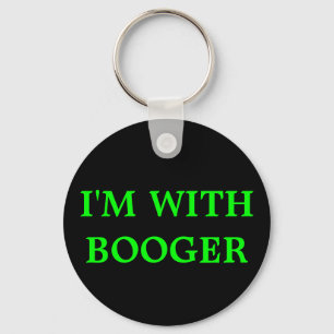 Mig förmiddag MED BOOGER Nyckelring