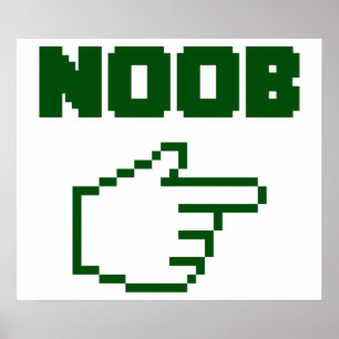 Mig förmiddag med den Noob newbien Poster