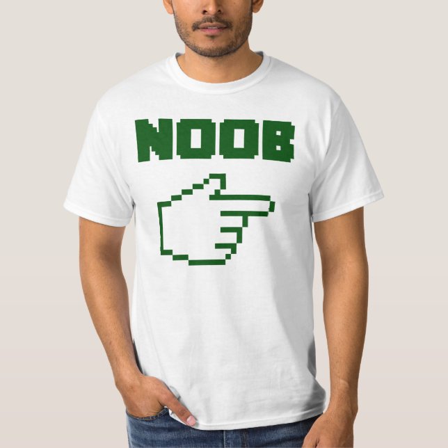 Mig förmiddag med den Noob newbien Tee Shirt (Framsida)