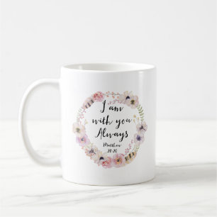 Mig förmiddag med dig alltid Matthew 28:20 Kaffemugg