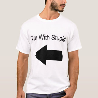 Mig förmiddag med dumt (på din höger) t-shirt