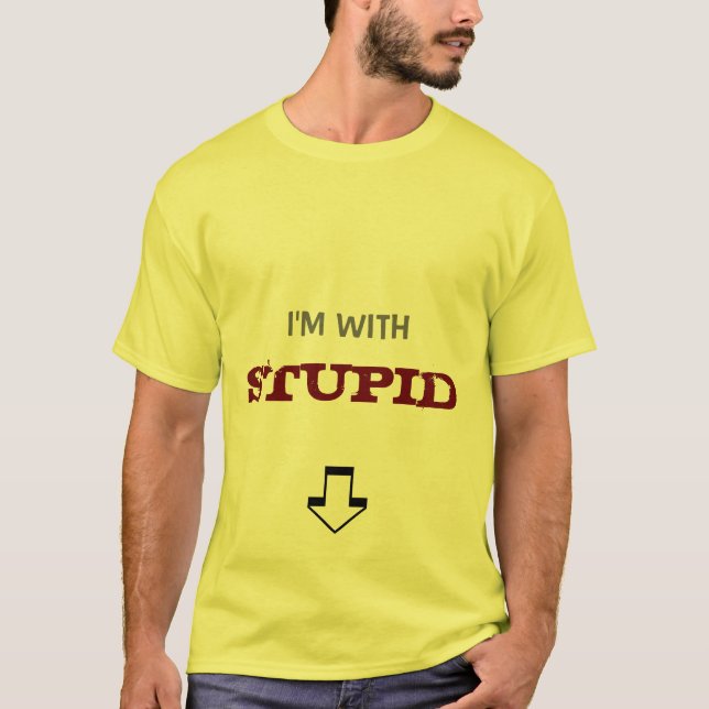 Mig förmiddag med dumt tee shirt (Framsida)