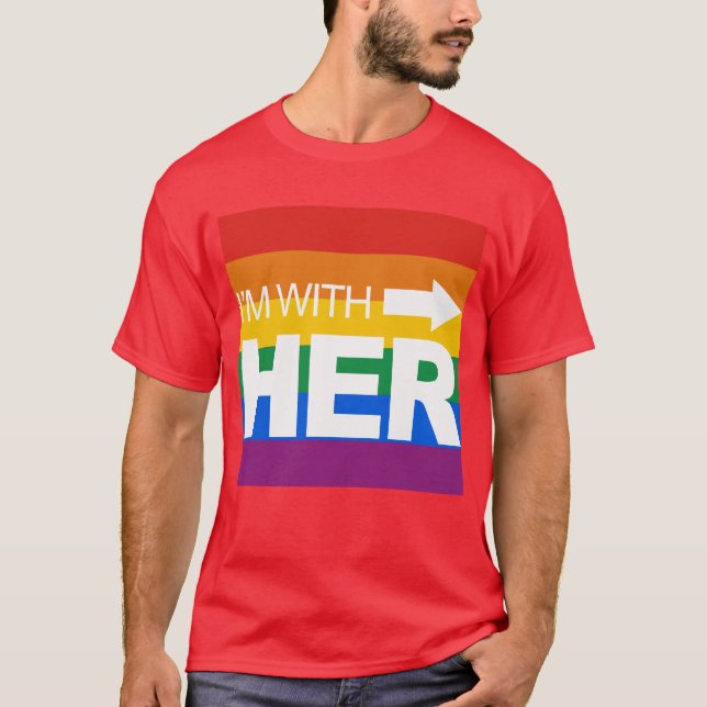 Mig förmiddag med henne (höger) - .png tee (Framsida)