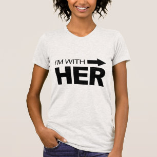 Mig förmiddag med henne (höger) t shirt