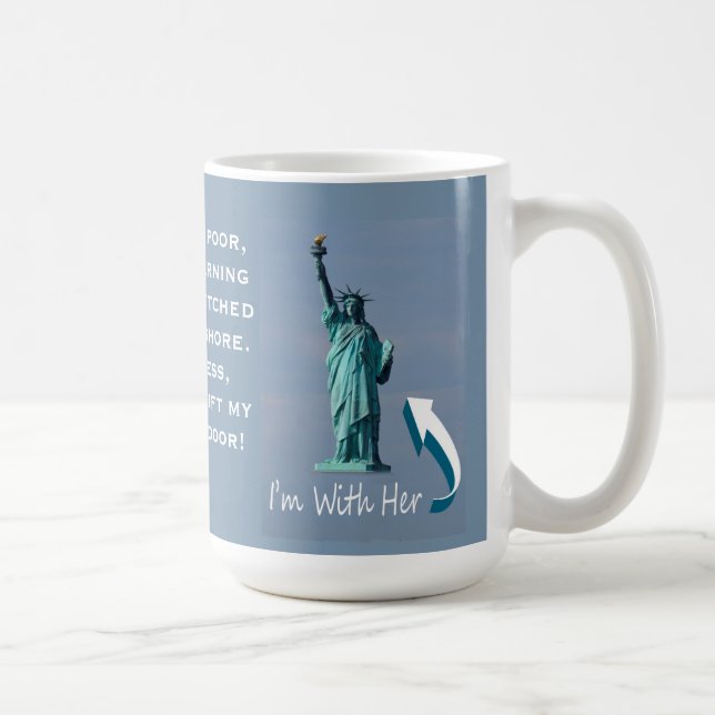 Mig förmiddag med henne! kaffemugg (Höger)