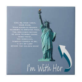 Mig förmiddag med henne! kakelplatta