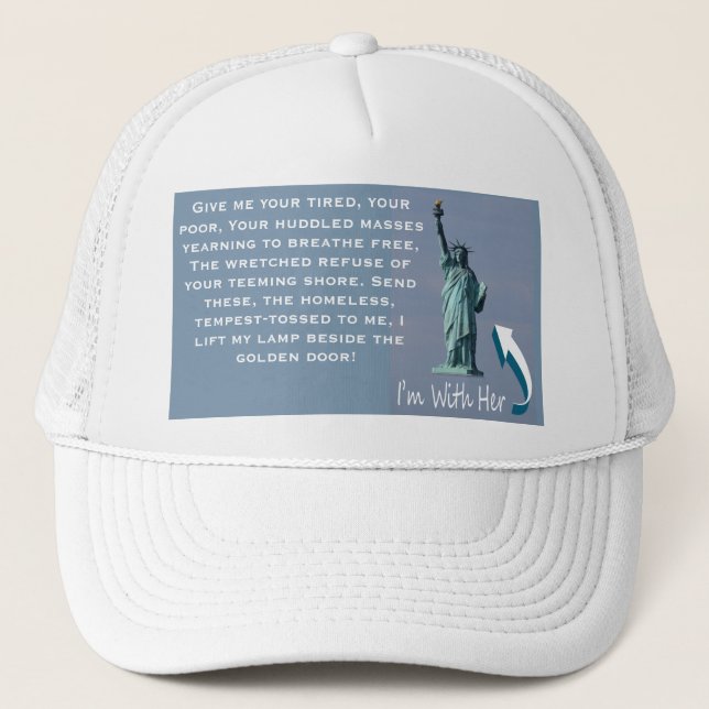 Mig förmiddag med henne! truckerkeps (Framsida)