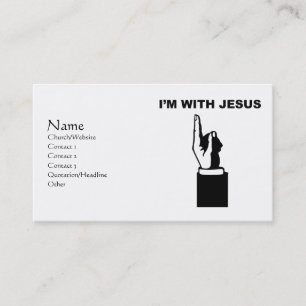 Mig förmiddag med Jesus Visitkort