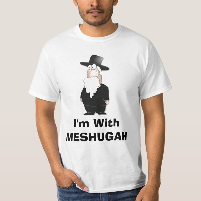 Mig förmiddag med MESHUGAH - rolig rabbinskjorta T Shirt (Framsida)