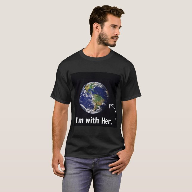 Mig förmiddag med morjord tee shirt (Hel framsida)