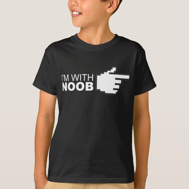 Mig förmiddag med Noob Tee Shirt (Framsida)