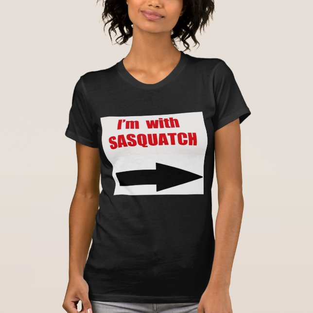 Mig förmiddag med sasquatch tee shirt (Framsida)