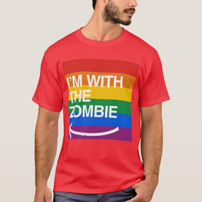 Mig förmiddag MED ZOMBIEN Tee (Framsida)