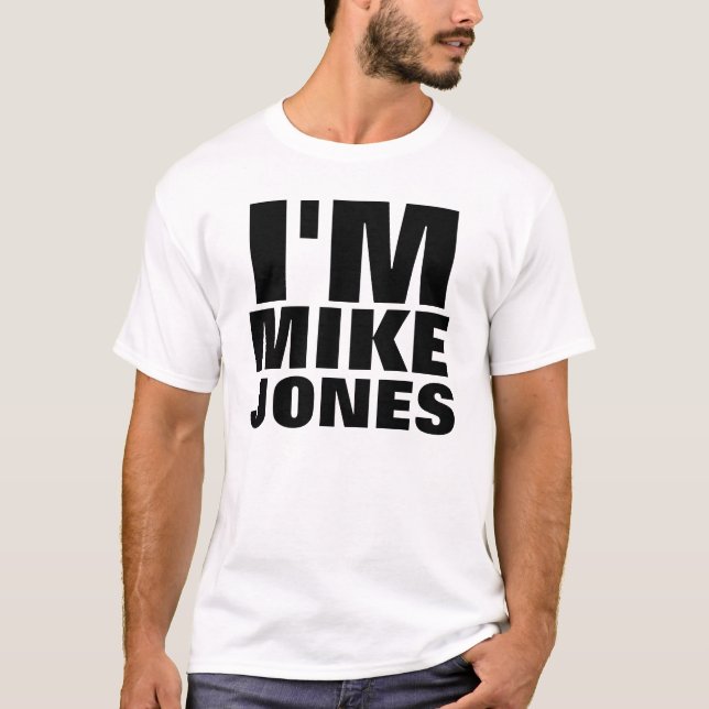 Mig förmiddag Mike Jones Tee Shirt (Framsida)