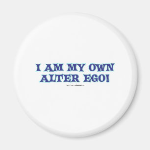 Mig förmiddag min egna alter ego! magnet
