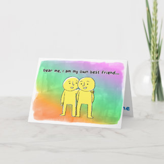 Mig förmiddag min egna bästa vän kort
