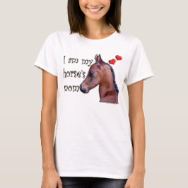 Mig förmiddag min häst mamma t-shirt