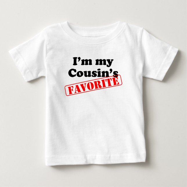 Mig förmiddag min kusin favorit tee shirt (Framsida)