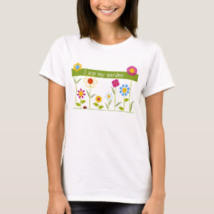 Mig förmiddag min trädgård t shirt