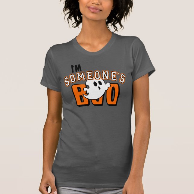 Mig förmiddag någon buspöke Halloween T Shirt (Framsida)