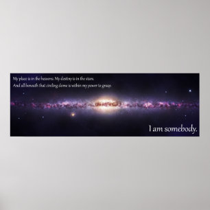 Mig förmiddag någon - inspirera panorama- poster