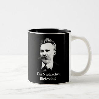 Mig förmiddag Nietzsche, Bietzsche! Två-Tonad Mugg