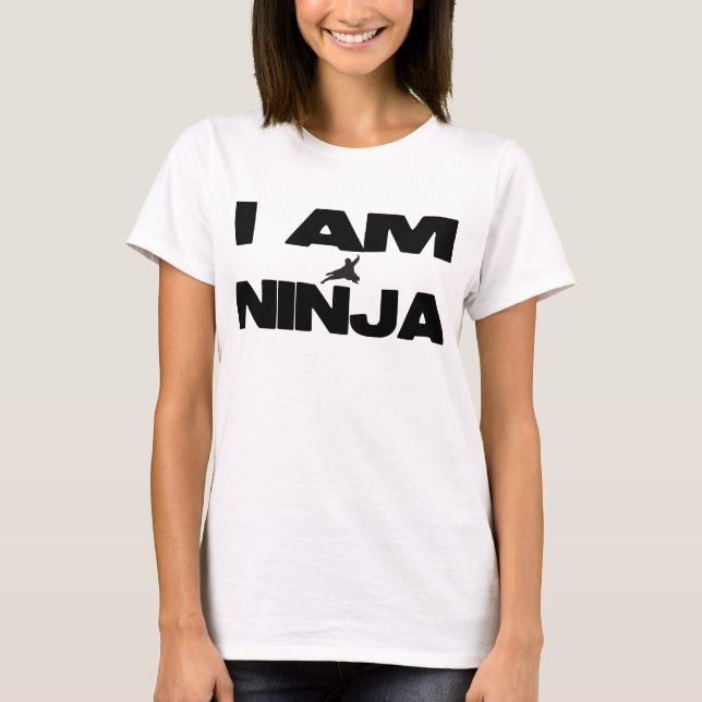 Mig förmiddag Ninja T-shirt (Framsida)