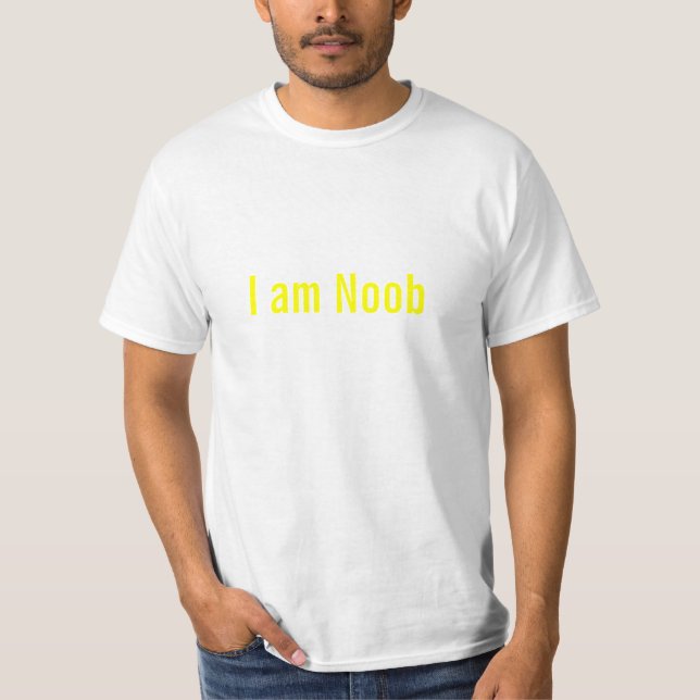 Mig förmiddag Noob T-shirt (Framsida)