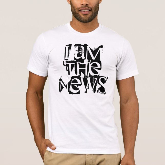 Mig förmiddag nyheterna tee shirt (Framsida)