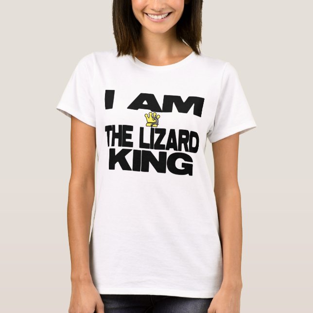 Mig förmiddag ödlakungen tee shirt (Framsida)