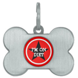 Mig förmiddag på Diet älsklings- märkre för hund ID-bricka Husdjur