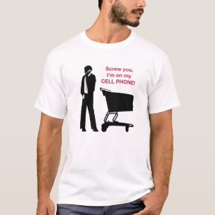 Mig förmiddag på min celltelefon tee shirt