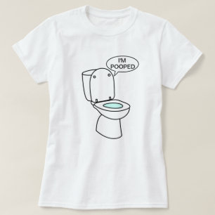 Mig förmiddag Pooped Tee Shirt