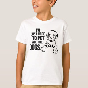 Mig förmiddag precis här som daltar alla hundar t-shirt