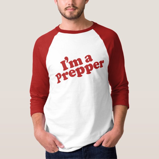 Mig förmiddag Prepper manar t-skjorta T-shirt (Framsida)