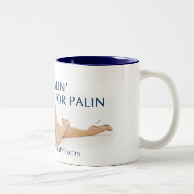 Mig förmiddag Pullin för den Palin muggen Två-Tonad Mugg (Höger)