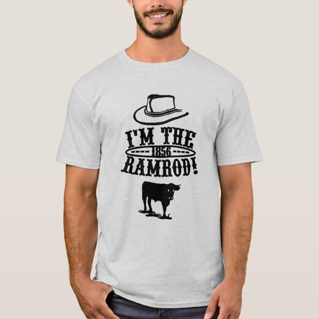 Mig förmiddag RAMRODEN! 1856 T Shirt (Framsida)