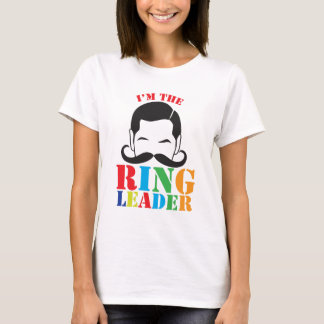 Mig förmiddag RINGLEDARE med den male T Shirt