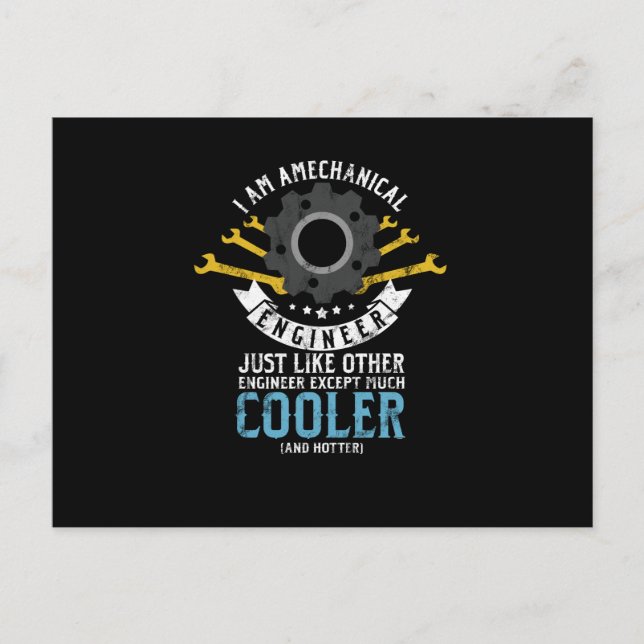 Mig förmiddag roligt iscensätta för mekanisk helg vykort (Framsida)