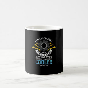 Mig förmiddag roligt iscensätta för mekanisk kaffemugg