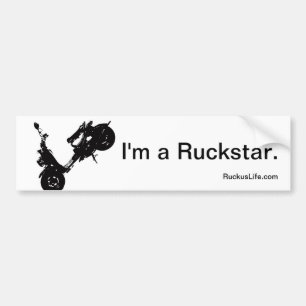 Mig förmiddag Ruckustar en riklig etikett