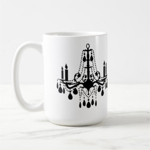 Mig förmiddag så utsmyckad ljuskronamugg kaffemugg