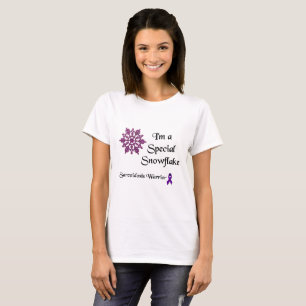 Mig förmiddag sakkunnigSnowflakekvinna T-tröja Tee Shirt