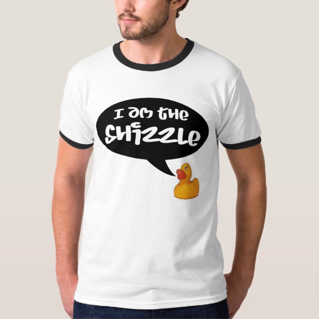 Mig förmiddag Shizzlen! Tee Shirt (Framsida)