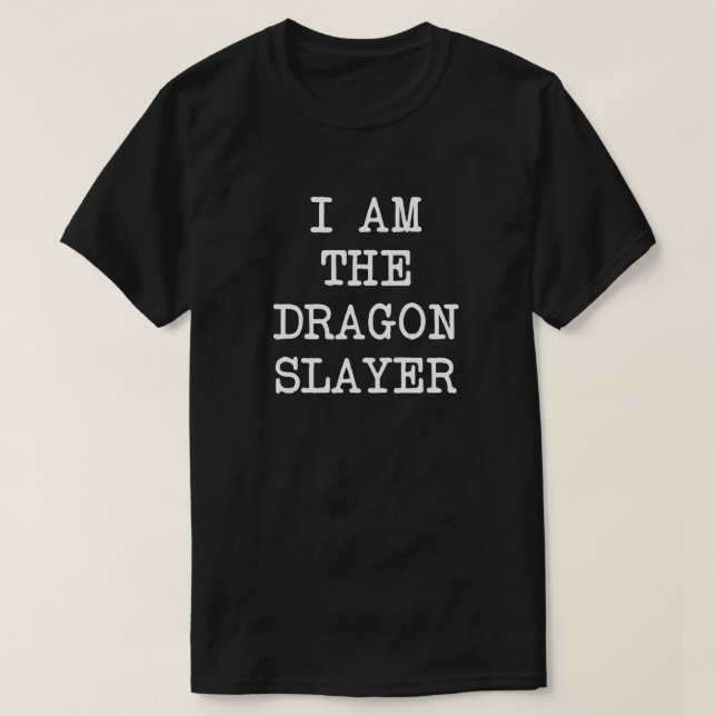 mig förmiddag skjortan för drakeslayer t t shirt (Design framsida)