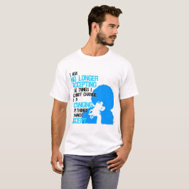 Mig förmiddag som ändrar sakmanar grundläggande t-shirt