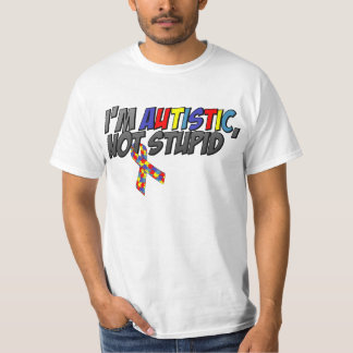 Mig förmiddag som är autistic som inte är dum t-shirt
