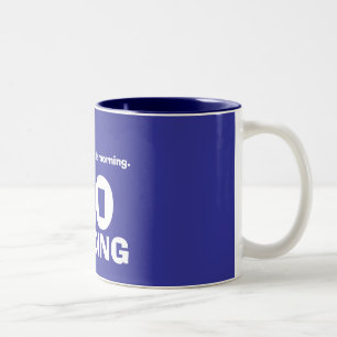 Mig förmiddag som är cranky i morgonen., INTE oc Två-Tonad Mugg