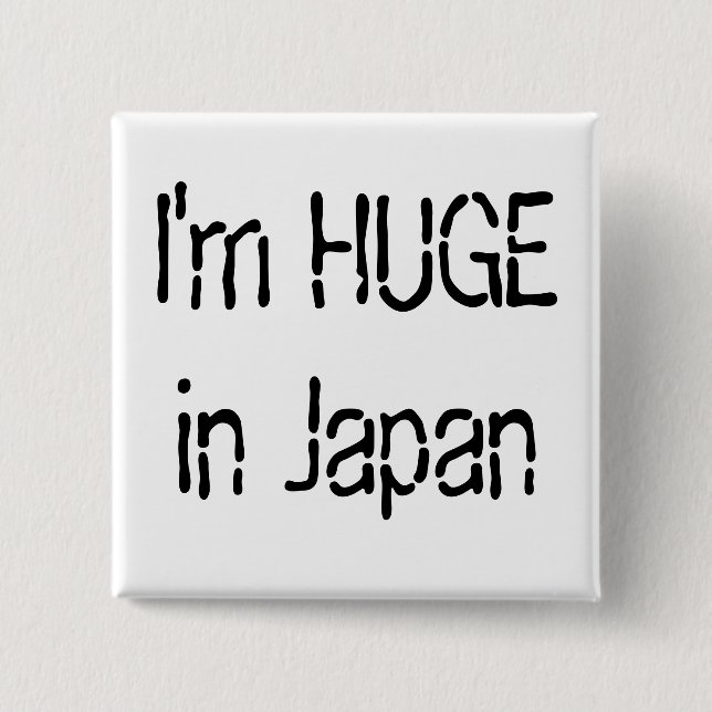 Mig förmiddag som ÄR ENORM i Japan Knapp (Framsida)