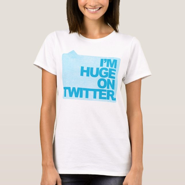 Mig förmiddag som är enorm på twitteren - kvinna tee shirt (Framsida)